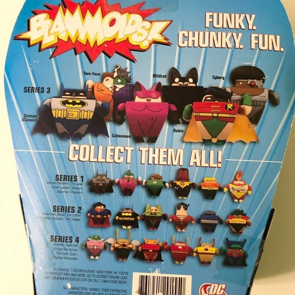DC Direct Batman Blammoids Two Face Series 3 Mini  Figure Funky Chunky Fun - Picture 7 of 13
